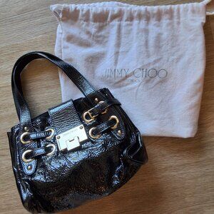 Jimmy Choo Ramona Patent Leather Shoulder Bag